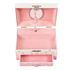 Girl's Musical Ballerina Rectangle Jewelry Box
