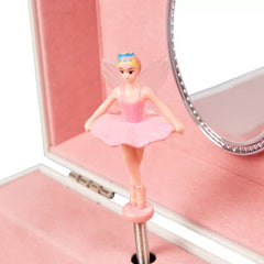 Girl's Musical Ballerina Rectangle Jewelry Box