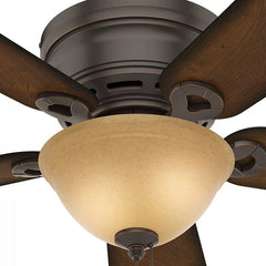 42'' Conroy 5 - Blade Flush Mount Ceiling Fan with Pull Chain and Light Kit Included