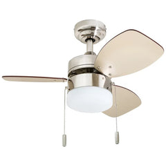 30'' Charlack 3 - Blade LED Standard Ceiling Fan with Pull Chain and Light Kit Included