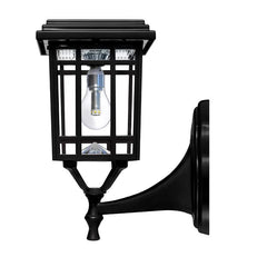 Dallon 14'' H Solar Powered Multi-Mount Lantern Head