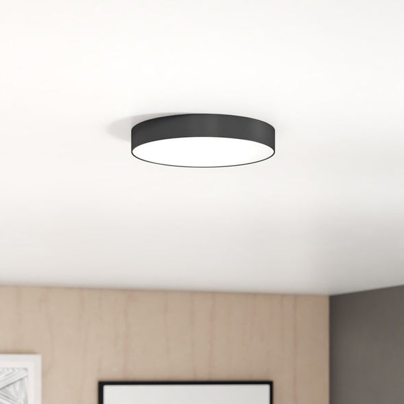 1 - Light Simple Circle LED Flush Mount Bring Effortless Light Into Your Kitchen, Bathroom, or Back Patio with This Flush Mount Light