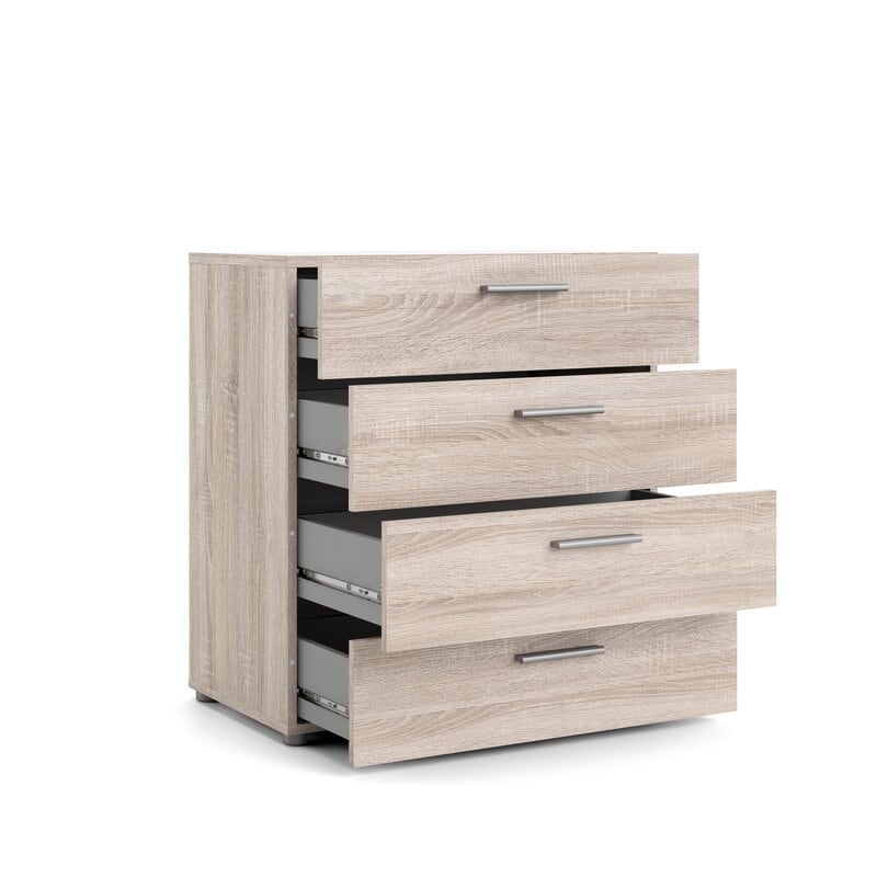 Truffle 4 Drawer 31.57'' W Dresser The Four Drawers Sit on Ball Bearing Glides and Plenty of Spare Storage Space