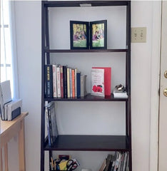 Solid Wood Ladder Bookcase 72'' H x 24.75'' W Keep Your Favorite Potted Plants Front and Center Solid Pine Wood