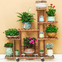 Rolling Flower Plant Stand Fit for Offices, Balconies, Entertainment Places, Shops, Outdoor and Other Places Can be Used
