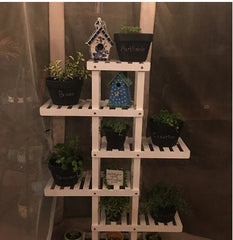 Display Rack Plant Stand Match Well with Your Furniture and Add a Special Condition to your Bathroom, Living Room, Balcony, Kitchen