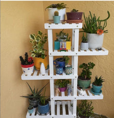 Display Rack Plant Stand Match Well with Your Furniture and Add a Special Condition to your Bathroom, Living Room, Balcony, Kitchen