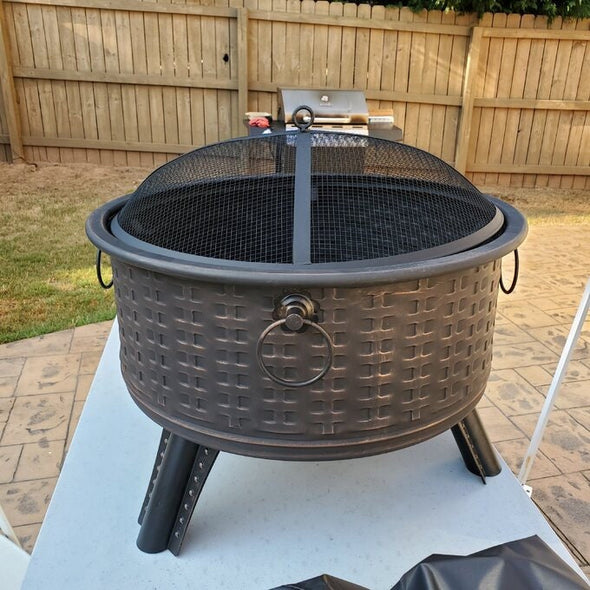 Adora Steel Wood Burning Fire Pit