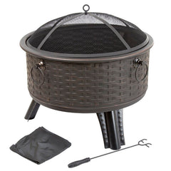 Adora Steel Wood Burning Fire Pit