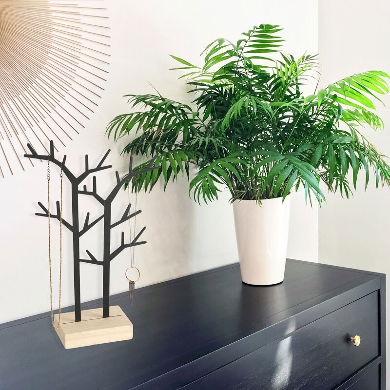 Jewelry Stand Tree of Life Jewelry Holder Perfect for Organized Rings, Dangling Bracelets Tabletops, Counters, or Dressers