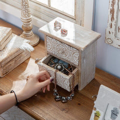 Small Jewelry Box Perfect For Your Bedroom, Living Room, or Dining Room Fit for Your Home Decor and Organize Jewelry