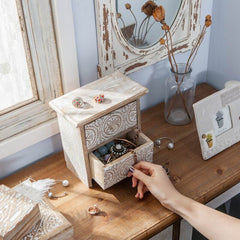 Small Jewelry Box Perfect For Your Bedroom, Living Room, or Dining Room Fit for Your Home Decor and Organize Jewelry