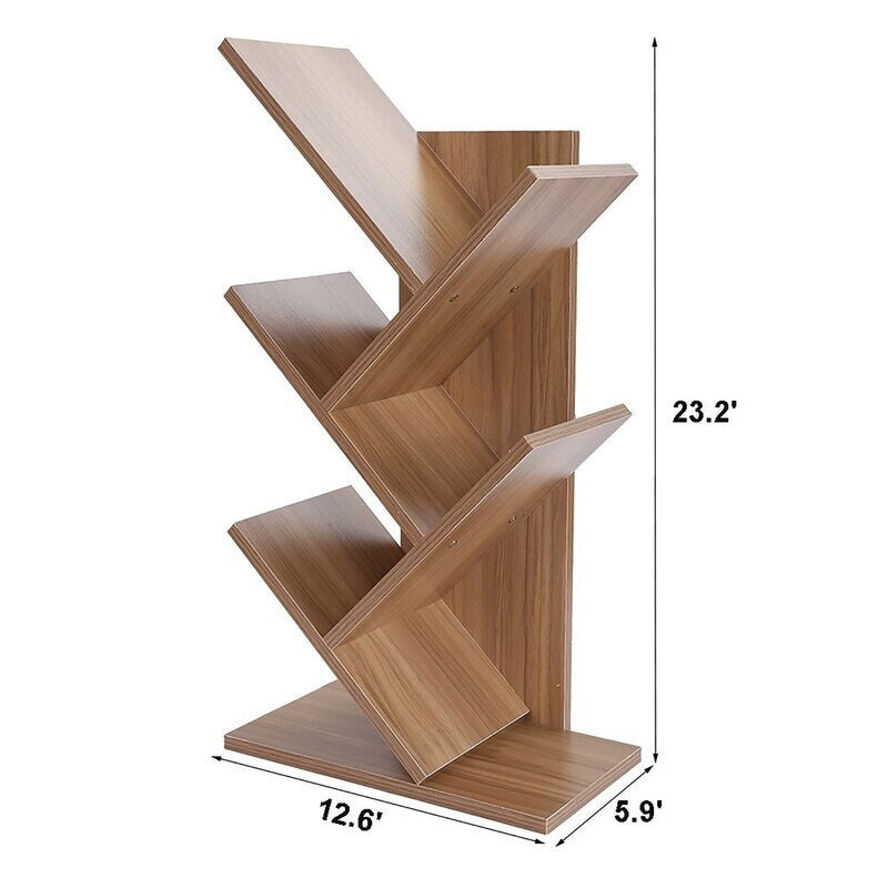 Wood Standard Bookcase Suitable For Any Places From Bedroom to Living Room, and From Office to Hallway Complete Your Home or Office Decor