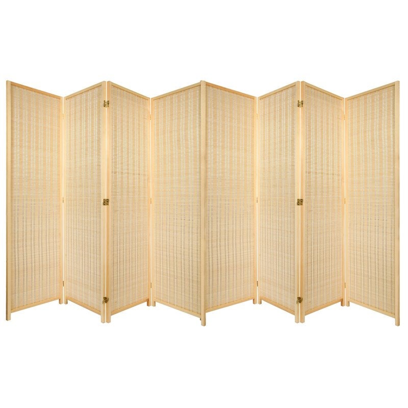 Natural Room Divider 2-way Hinges for More Flexible Stand and Position  It May Be Used to Divide a Bedroom or Define a Room