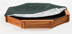 1 Solid Wood Octagon Sandbox with Cover Perfect Addition to Your Backyard Play Equipment