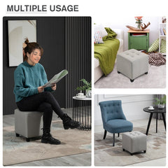 Unique Kind of Comfort To The Living Room, Bedroom, Office, and More With This Footstool Soft Cushioned Seats
