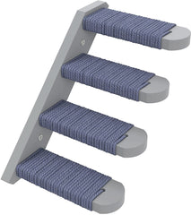 Skywin Cat Steps - Solid Rubber Wood Cat Stairs Great for Scratching and Climbing - Easy to Ins