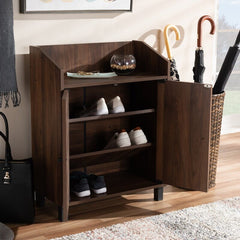 2-Door Wood Entryway 8 Pair Shoe Storage Cabinet Keep your Entryway Free of Shoe Clutter with this 2-Door Wood Entryway