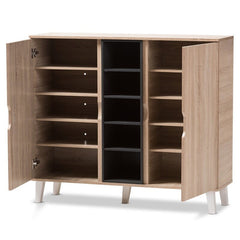 Spicer Storage Cabinet Maximize your Footwear Storage Space With This Cabinet Five Shelves Behind The Doors On Both The Left and Right