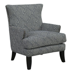 Wingback Chair Tapered Wood Legs, Foam-Encased Pocketed Coil Cushions with Sinuous Spring Support, and A Hardwood Frame