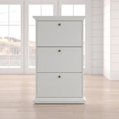 21 Pair Shoe Storage Cabinet Keep your Shoes Organized and Declutter your Closet with This Shoe Storage Cabinet Three Drawers Tilt Open