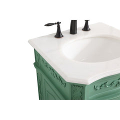 Vintage Mint Single Bathroom Vanity Set This Elegant Tradition Beauty in a Marble-Topped Adorn Any Home Or Office Bathroom