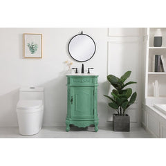 Vintage Mint Single Bathroom Vanity Set This Elegant Tradition Beauty in a Marble-Topped Adorn Any Home Or Office Bathroom