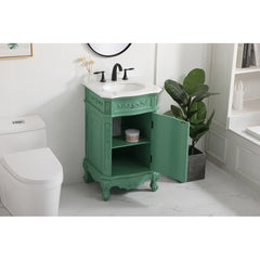 Vintage Mint Single Bathroom Vanity Set This Elegant Tradition Beauty in a Marble-Topped Adorn Any Home Or Office Bathroom