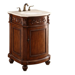 Brown Single Bathroom Vanity Providing your Home Or Office Bathroom Hand-Painted Teak Brown Antique beige Antique White Finish