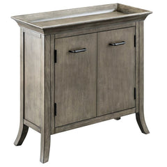 Smoke Gray-wash Clermont 2 - Door Accent Cabinet Bring Style and Essential Storage Space to your Home with this Classic Cabinet