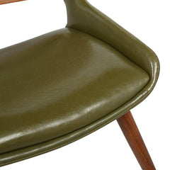 Green Faux Leather Chair Enhance your Home Office or Study with the Armchair Used in the Living Room Or As a Bedroom Accent