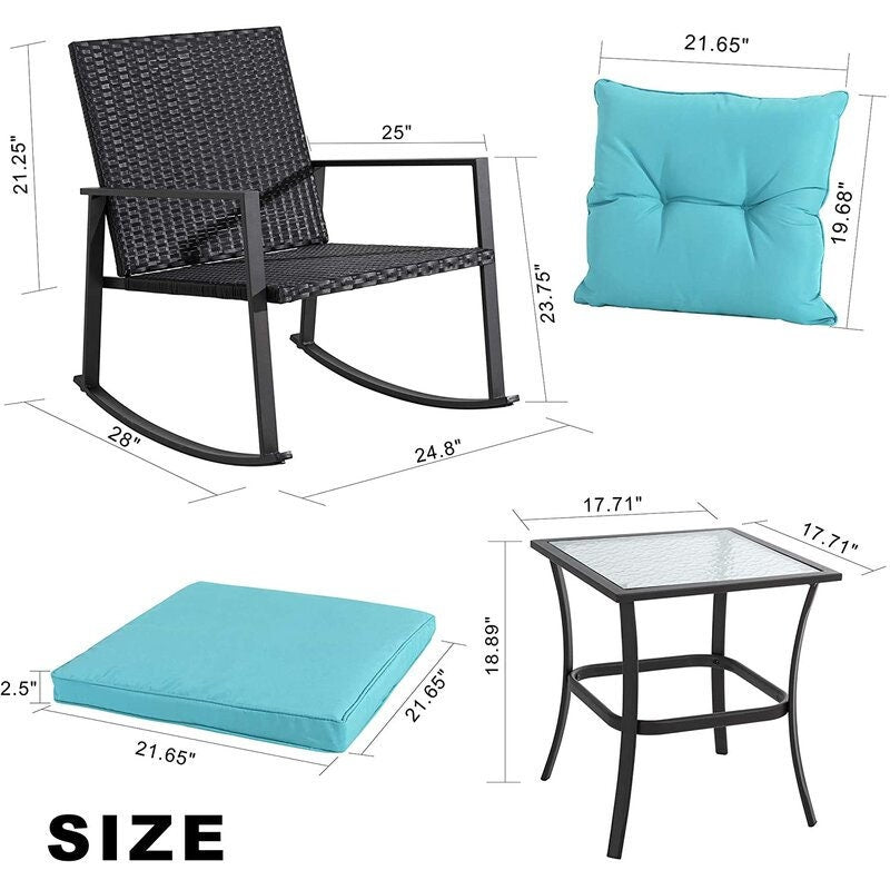 2 - Person Long Bistro Set with Cushions  Comes to Kicking Back and Enjoying Some Time Outside, you Want to Feel Relaxed and Comfortable