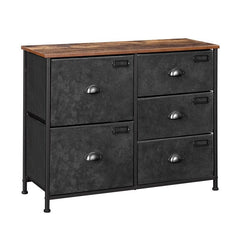 5 Drawer Dresser Organize Scattered Toys, Throw Blankets, and your Favorite Sweaters Storage Space in your Bedroom Or Guest Room