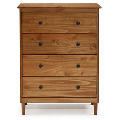 Caramel 4 Drawer Chest four Drawers Offer Plenty of Storage for All your Shirts, Socks, Sweaters, and Jeans Perfect for Storage