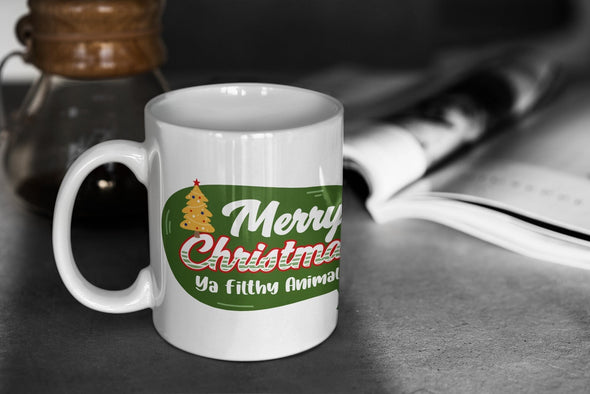 Merry Christmas Ya Filthy Animal mug - Funny Christmas mug,Home alone mug - Funny Christmas gifts - Christmas mug - Christmas coffee mug