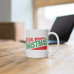 This Girl Loves Christmas Festive Mug, Funny Christmas Mug For Her, Mug For Christmas Gift, Christmas Friend Mug, Christmas Girlfriend Gifts