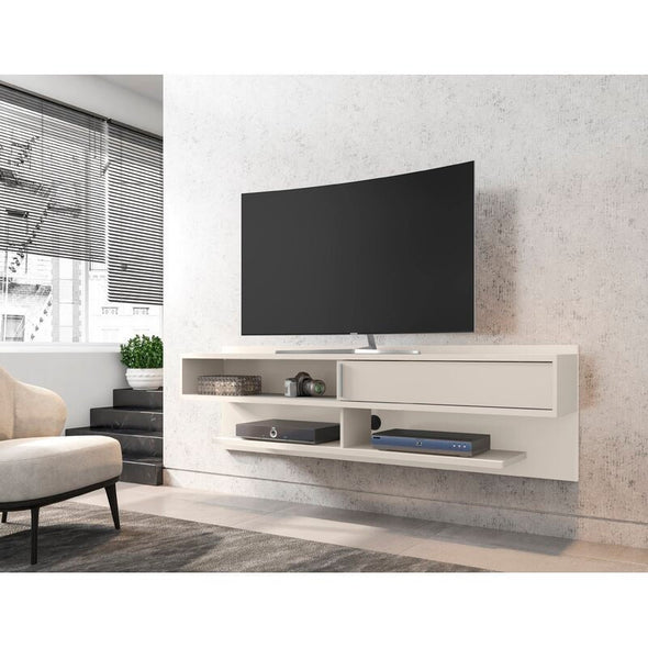 Floating TV Stand for TVs up to 88" Perfect Gathering Piece and Anchor for your Living Space Floating Entertainment Center Ample Space