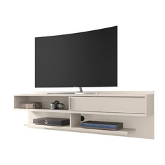 Floating TV Stand for TVs up to 88" Perfect Gathering Piece and Anchor for your Living Space Floating Entertainment Center Ample Space