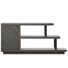 Light Gray TV Stand for TVs up to 50" Adjustable Shelving for Remotes, Gaming Controllers, Throws, and Other Must-Haves