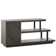 Dark Gray TV Stand for TVs up to 50" Adjustable Shelving for Remotes, Gaming Controllers, Throws, and Other Must-Haves