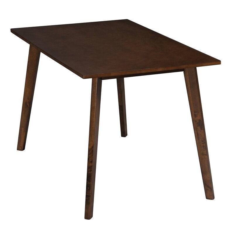 Walnut Javion 47.25'' Dining Table This Understated Dining Table Measures just 47.25" Long, so it can Comfortably Seat four in Your Kitchen