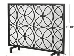 Valeno Single Panel Fireplace Screen This fireplace screen is a Great way to add a bit of Flair to your Fire Place serves to Protect Home