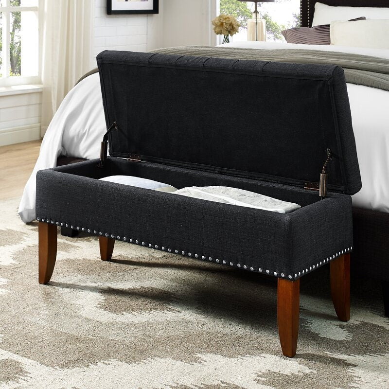 Upholstered Flip Top Storage Bench Storage Benches are a Versatile Addition to Any Abode. Not Only do they Offer Folded Blankets