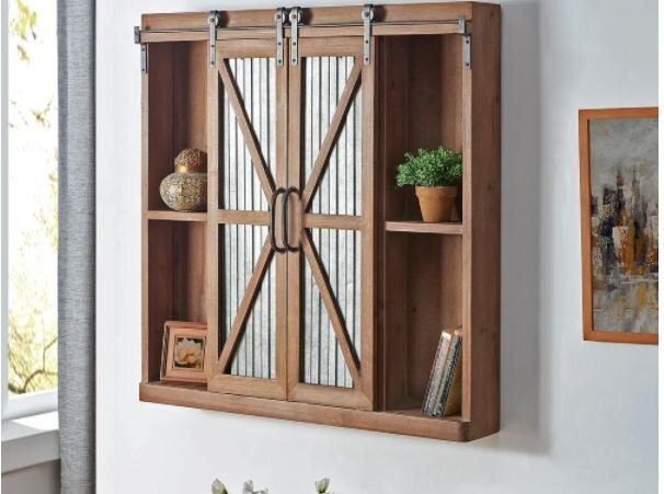 Rustic Brown Barn Door Cabinet, Wood Storage Solutions Perfect Rustic Touch to Any Room Should Not Only Be Functional, But Fashionable