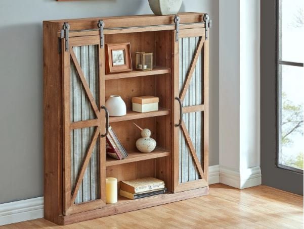 Rustic Brown Barn Door Cabinet, Wood Storage Solutions Perfect Rustic Touch to Any Room Should Not Only Be Functional, But Fashionable