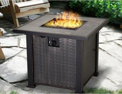 Outdoor Gas Firepit Table Upgrade your Porch or Patio with this Enticing Firepit Table 50,000-BTU Burner with An Adjustable Flame