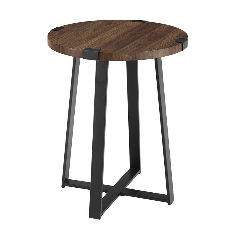 Enrique cross sales legs end table