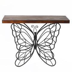 Console Table Perfect Touch to your Entrance The Butterfly Accent Console Table is Ideal for Any Entryway or Living Space