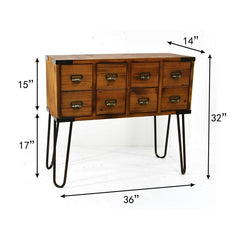Console Table Can Be Used To Organize Office Materials, Crafting Supplies, Jewelry, and Much More Vintage Finish and Create A Charming