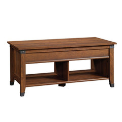 Washington Cherry Lift Top 4 Legs Coffee Table with Storage Lower Open Shelf Provides you with Even More Space Organizing Bins, Board Games
